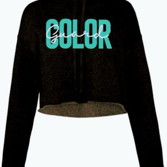 Bella Canvas Black Hoodie with Blue Graphic - Picture 4 of 7